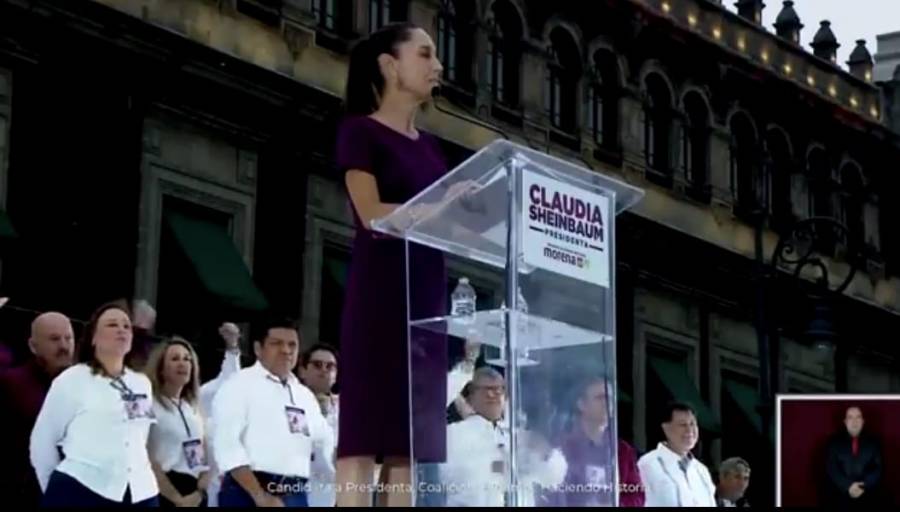 Sheinbaum: Cuarta Transformación regresó a los mexicanos el orgullo de serlo; será una potencia económica, promete