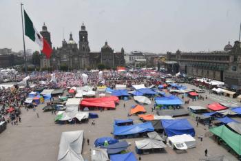 Comienza cierra de campa&ntilde;a de Claudia Sheinbaum en el Z&oacute;calo de la Ciudad de M&eacute;xico