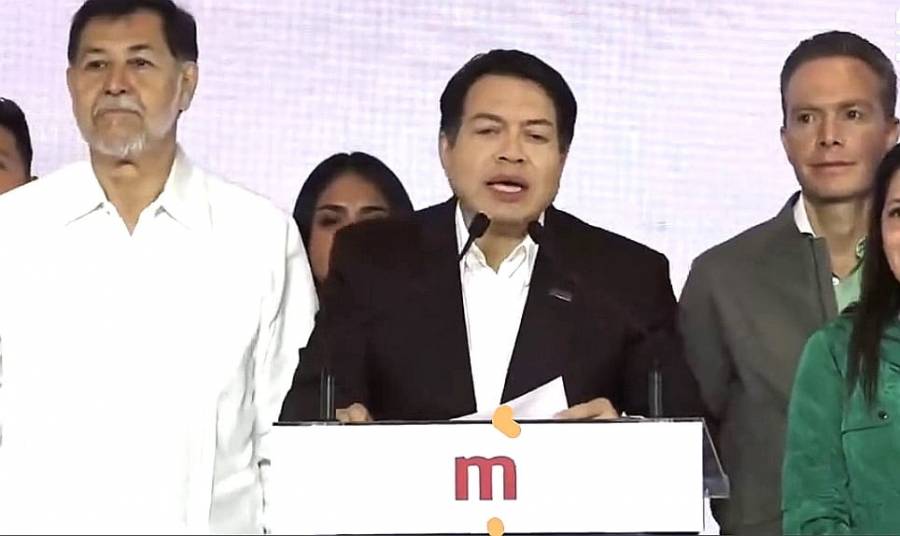 Dice Mario Delgado que ganó Morena por mucho en todo el país