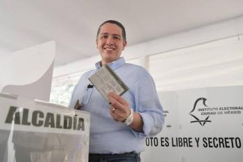 En Benito Juárez la gente sale a votar en libertad: Luis Mendoza