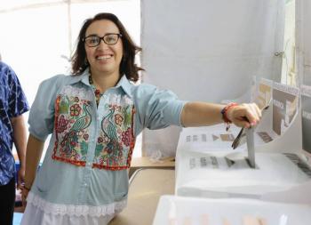 En Ecatepec, jornada electoral en paz y con alta participación: Azucena Cisneros