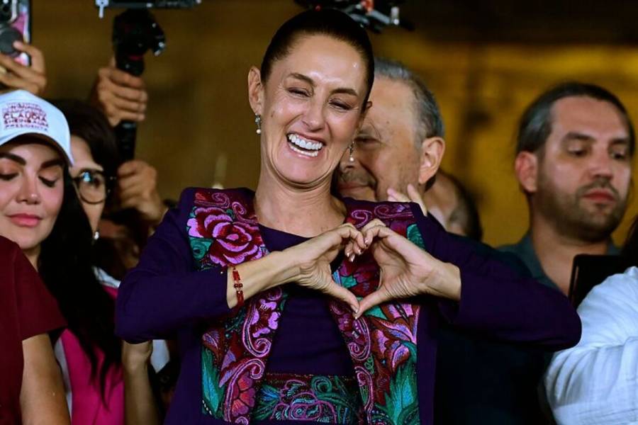 Presidente de Guatemala felicita a Sheinbaum por su “contundente victoria” en México