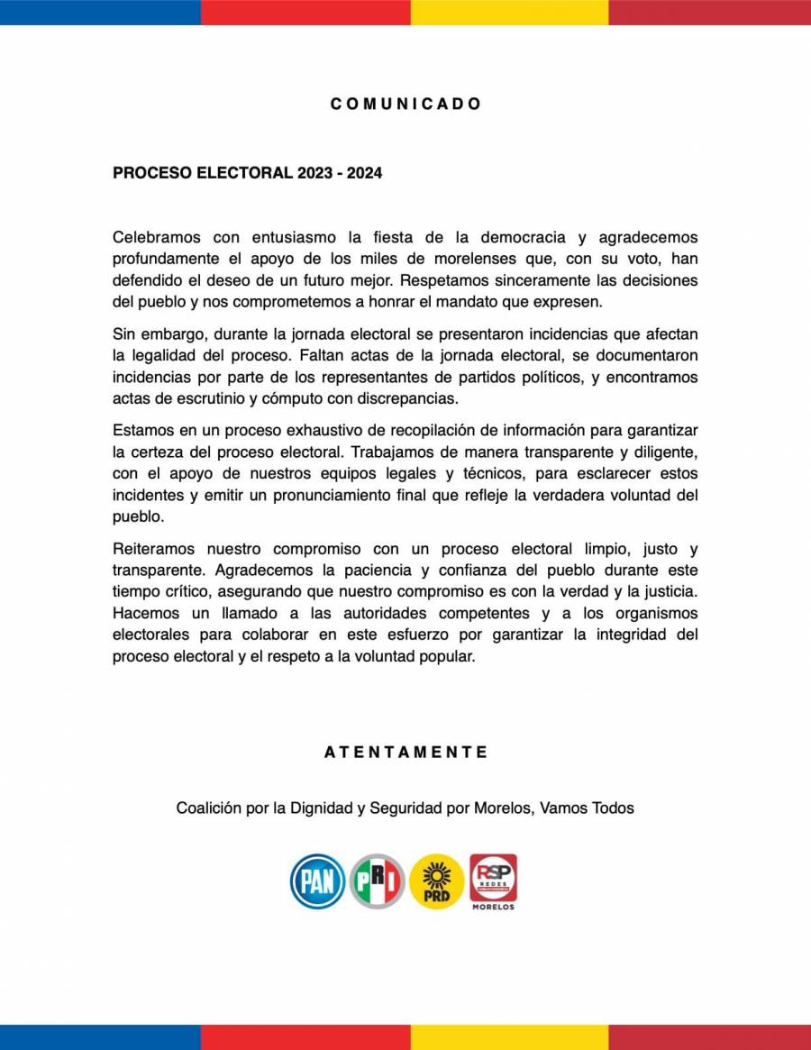 Revisa Lucy Meza proceso electoral, ante irregularidades documentadas, asegura