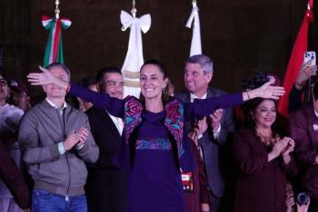 Claudia Sheinbaum recibe felicitaciones de Joe Biden tras su victoria presidencial