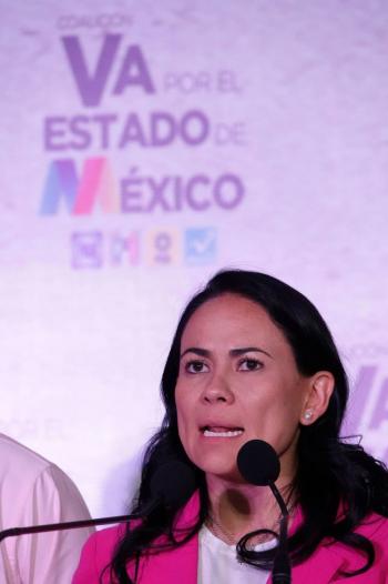 Alejandra del Moral felicita a Sheinbaum por su victoria