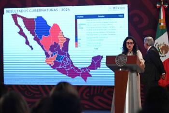 Morena-PT-PVEM gobernará en 24 estados, PAN en 4, PRI 2 y MC 2: Segob