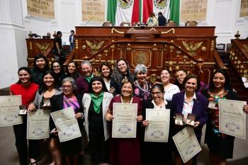 El Congreso de la Ciudad de M&eacute;xico otorga las Medallas al M&eacute;rito “Hermila Galindo 2023”