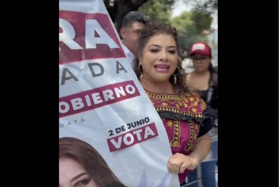 Clara Brugada encabeza retiro de propaganda electoral en la CDMX