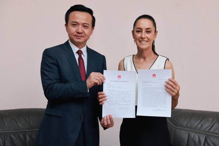 Sheinbaum agradece al Presidente de China por su felicitación y resalta vínculos bilaterales