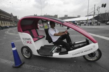 Emiten lineamientos de operaci&oacute;n para Ciclotaxis en el Centro Hist&oacute;rico