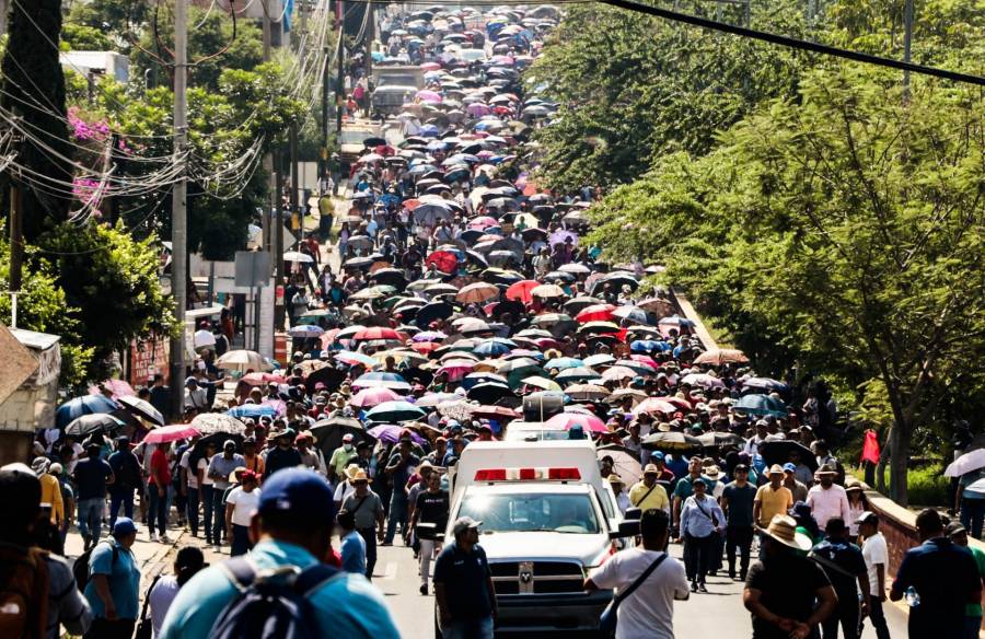 CNTE condena enfrentamientos en protestas en Oaxaca y Ciudad de México