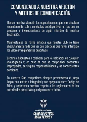 Acusan a cuerpo t&eacute;cnico de Siboldi de filtrar informaci&oacute;n a Rayados