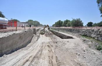 Ricardo Gallardo supervisa ampliaci&oacute;n del Bulevar R&iacute;o Santiago