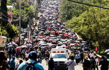 CNTE condena enfrentamientos en protestas en Oaxaca y Ciudad de M&eacute;xico
