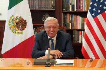 “Biden pasar&aacute; a la historia como el presidente que no construye muros sino puentes”, AMLO de Biden