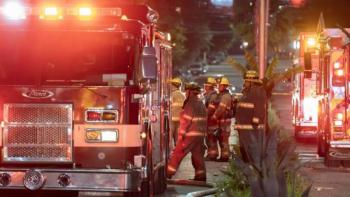 Reportan incendio en f&aacute;brica y almac&eacute;n de pinturas en Iztacalco