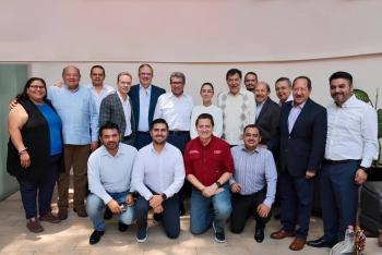 Sheinbaum se re&uacute;ne con su equipo para dar seguimiento a c&oacute;mputos distritales