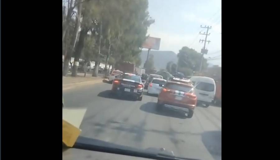 Persecución y balacera deja una persona muerta en la México-Texcoco