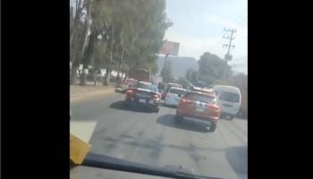 Persecuci&oacute;n y balacera deja una persona muerta en la M&eacute;xico-Texcoco