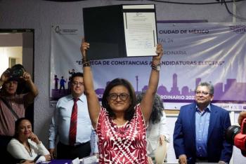 Aleida Alavez, nueva alcaldesa electa de Iztapalapa