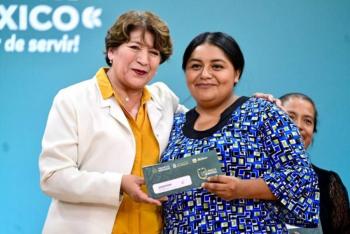 Delfina G&oacute;mez arranca la entrega de m&aacute;s de Mil tarjetas de Salud y Bienestar para el Edomex