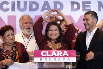 C&oacute;mputos distritales ratifican triunfo de Brugada en la CDMX por 13 puntos