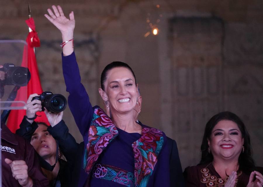 Claudia Sheinbaum se reúne con García Harfuch y Lajous en su casa de transición