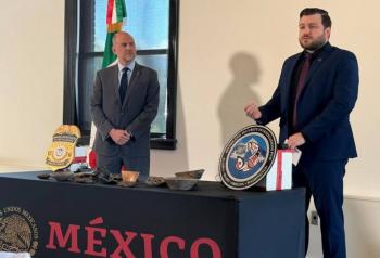 M&eacute;xico recupera 35 piezas arqueol&oacute;gicas de colecci&oacute;n privada en EEUU