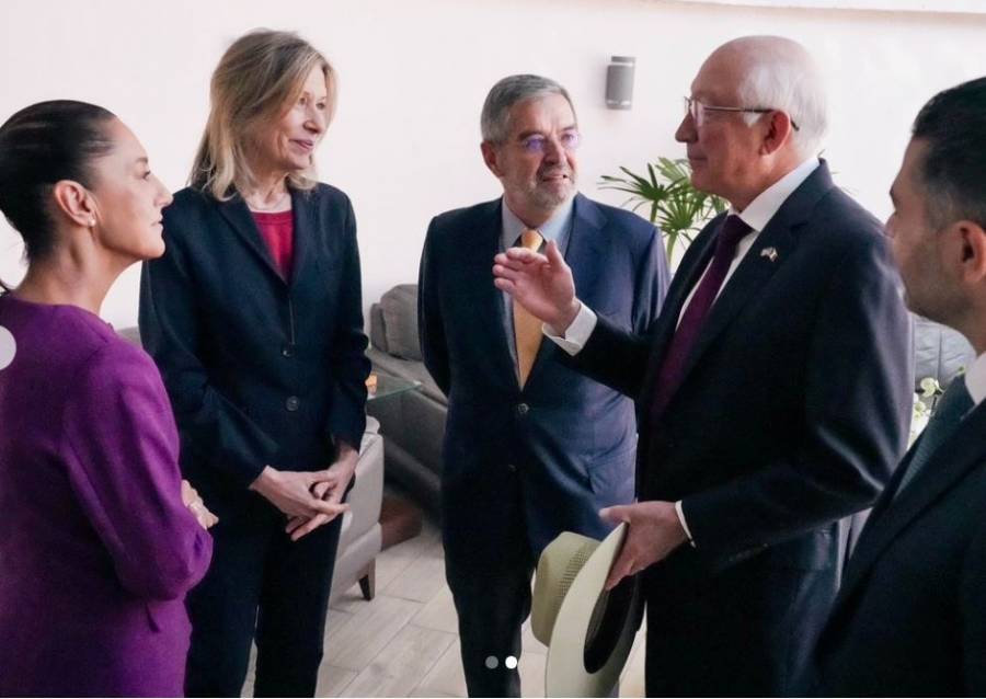 Claudia Sheinbaum se reúne con delegación estadounidense para tratar políticas de seguridad