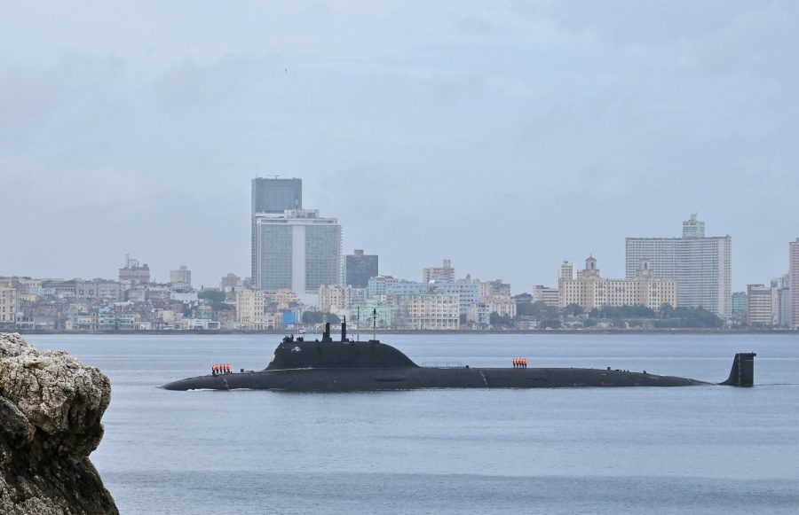 Destacamento naval ruso con submarino nuclear llega a Cuba