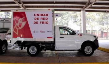 Edomex estrena Red de Fr&iacute;o para traslado de m&aacute;s de 2 millones de vacunas