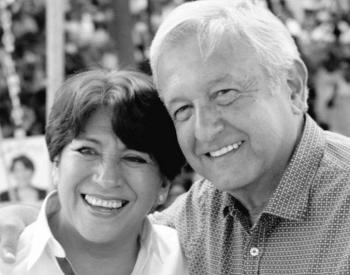 Delfina G&oacute;mez hace las cosas bien en el Edomex: AMLO