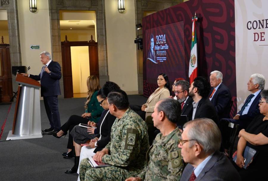 Crecimiento económico del norte posible con buen manejo del agua; Sheinbaum es garantía para ello: AMLO
