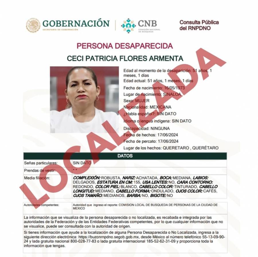 Encuentran a madre buscadora en un refugio que tiene en Querétaro