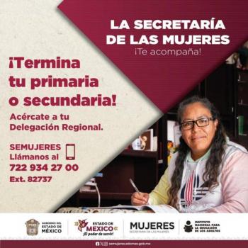 Mujeres e INEA reducen brechas de g&eacute;nero mediante la alfabetizaci&oacute;n en Edomex