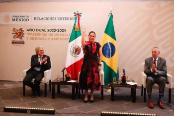 La SRE conmemora el 190 aniversario de relaciones diplom&aacute;ticas entre M&eacute;xico y Brasil