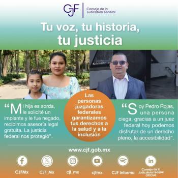 Ante resultados de encuesta, PJ responde con campa&ntilde;a respecto a buenas decisiones judiciales en historias reales