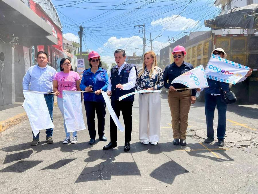 Giovani Gutiérrez inicia rehabilitación de calles en Pedregal de Santa Úrsula