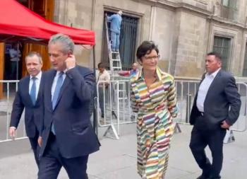 Ejecutivos de Citigroup y Banamex se re&uacute;nen en Palacio Nacional