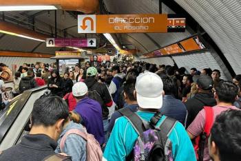 Por falla el&eacute;ctrica suspende servicio STC Metro l&iacute;nea 7