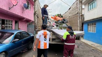 Censan en Tec&aacute;mac a poblaci&oacute;n afectada por lluvia at&iacute;pica