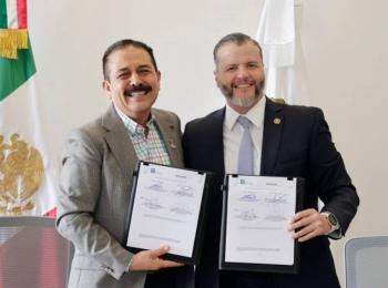SECTI Y TRIJAEM firman convenio para fortalecer el servicio p&uacute;blico educativo en el Edomex