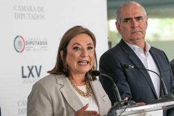 X&oacute;chitl G&aacute;lvez critica a AMLO y pide que deje trabajar a Claudia Sheinbaum
