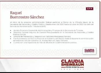 Ser&aacute; la encargada del buen servicio p&uacute;blico en el Gobierno de Claudia Sheinbaum ¿De qui&eacute;n se trata?