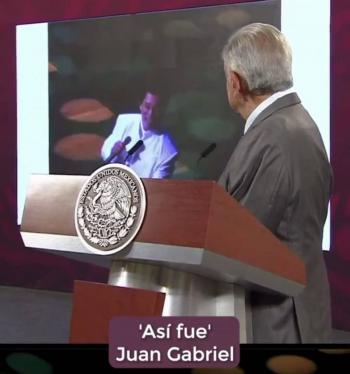 AMLO hace un recuento de la m&uacute;sica que ha sonado en la ma&ntilde;anera