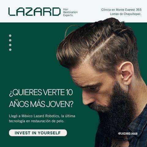 LAZARD Hair Restoration abre clínica en CDMX y trae a México su moderno robot con inteligencia artificial para los trasplantes de cabello