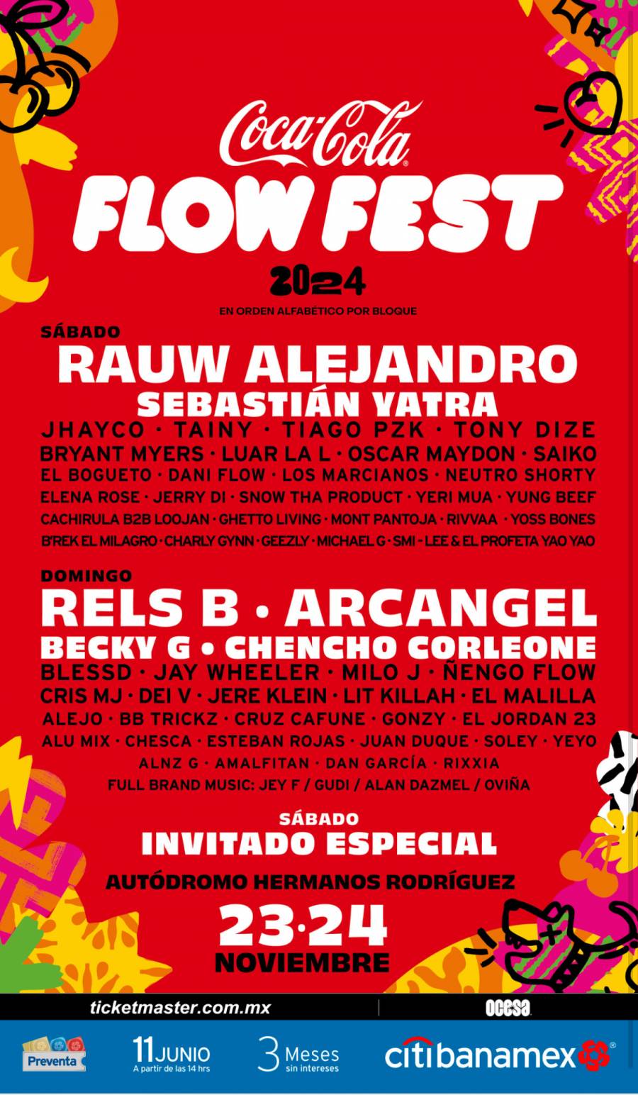 ¡LLEGÓ LA HORA DE PERREAR EN LA SÉPTIMA EDICIÓN DEL COCA-COLA FLOW FEST!