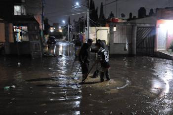 Lluvias en Chalco, dejan una persona muerta y m&aacute;s de 600 casas afectadas