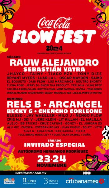 ¡LLEGÓ LA HORA DE PERREAR EN LA SÉPTIMA EDICIÓN DEL COCA-COLA FLOW FEST!
