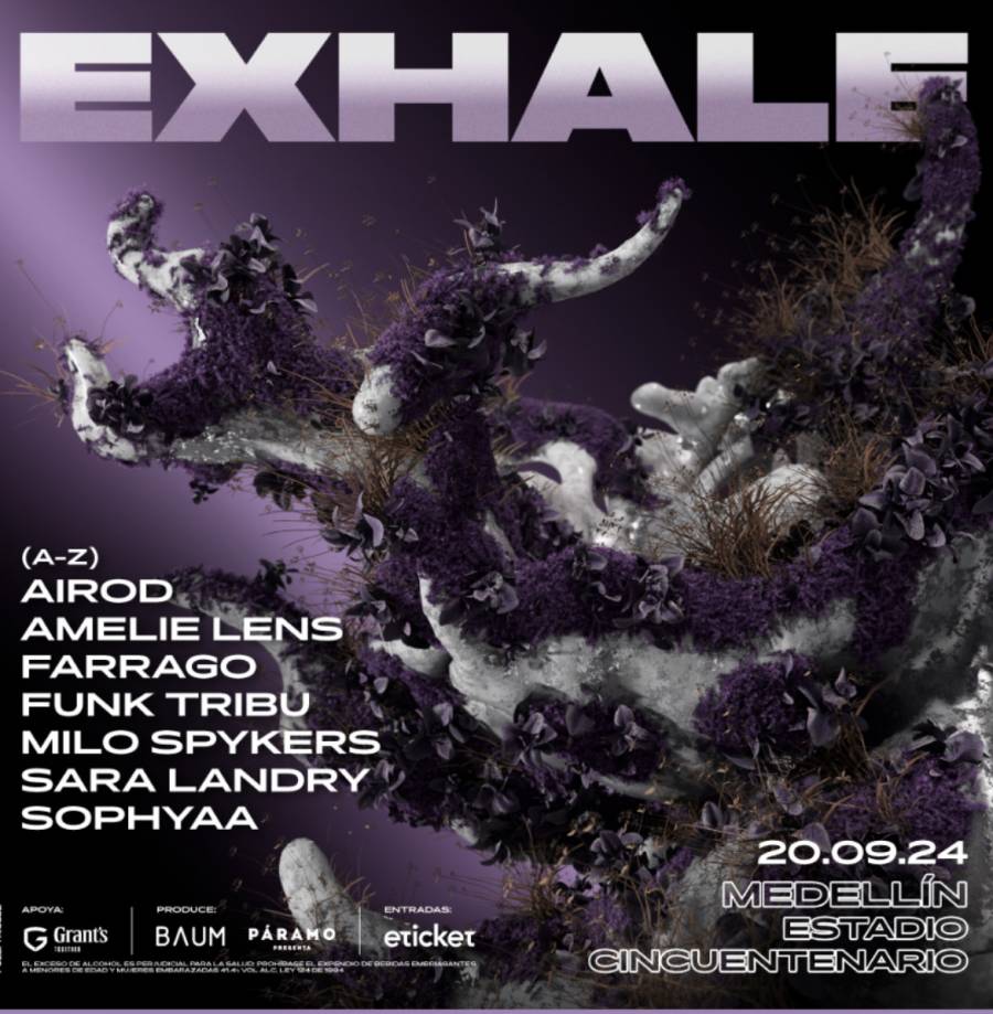 EXHALE: la fiesta de Amelie Lens llega a Colombia con un cartel sin precedentes.